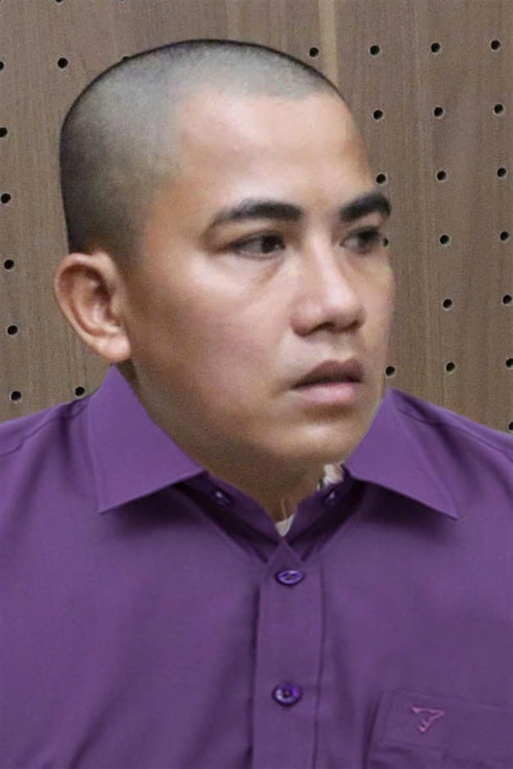 Đối tượng Nguyễn Văn Mỹ tại cơ quan công an
