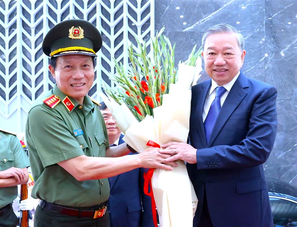 Tổng Bí thư Tô Lâm gặp mặt các điển hình tiên tiến CAND dự Đại hội Thi đua "Vì an ninh Tổ quốc" lần thứ IX