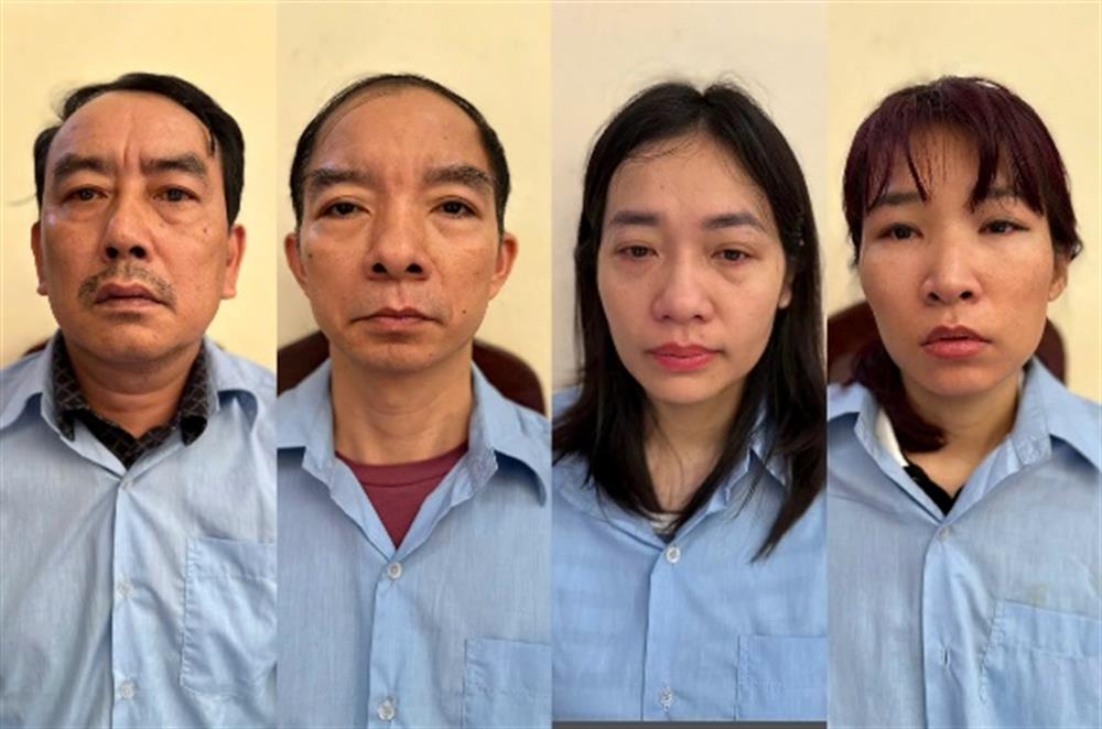 04 đối tượng bị khởi tố.