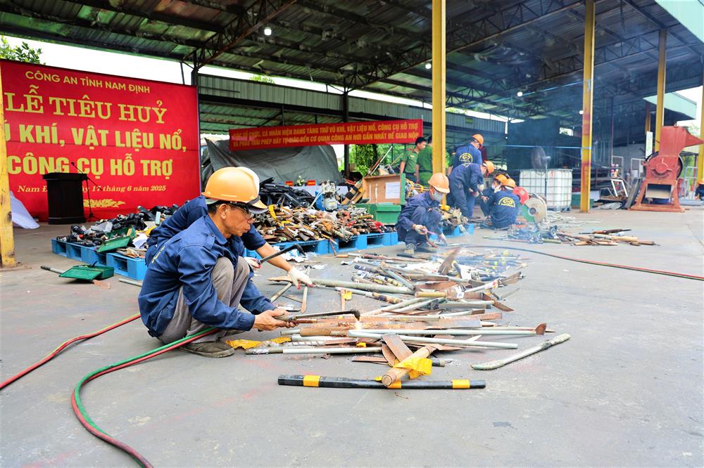 Quá trình tiêu huỷ bảo đảm đúng quy trình, thủ tục nghiêm ngặt, có sự giám sát chặt chẽ của Hội đồng tiêu hủy.