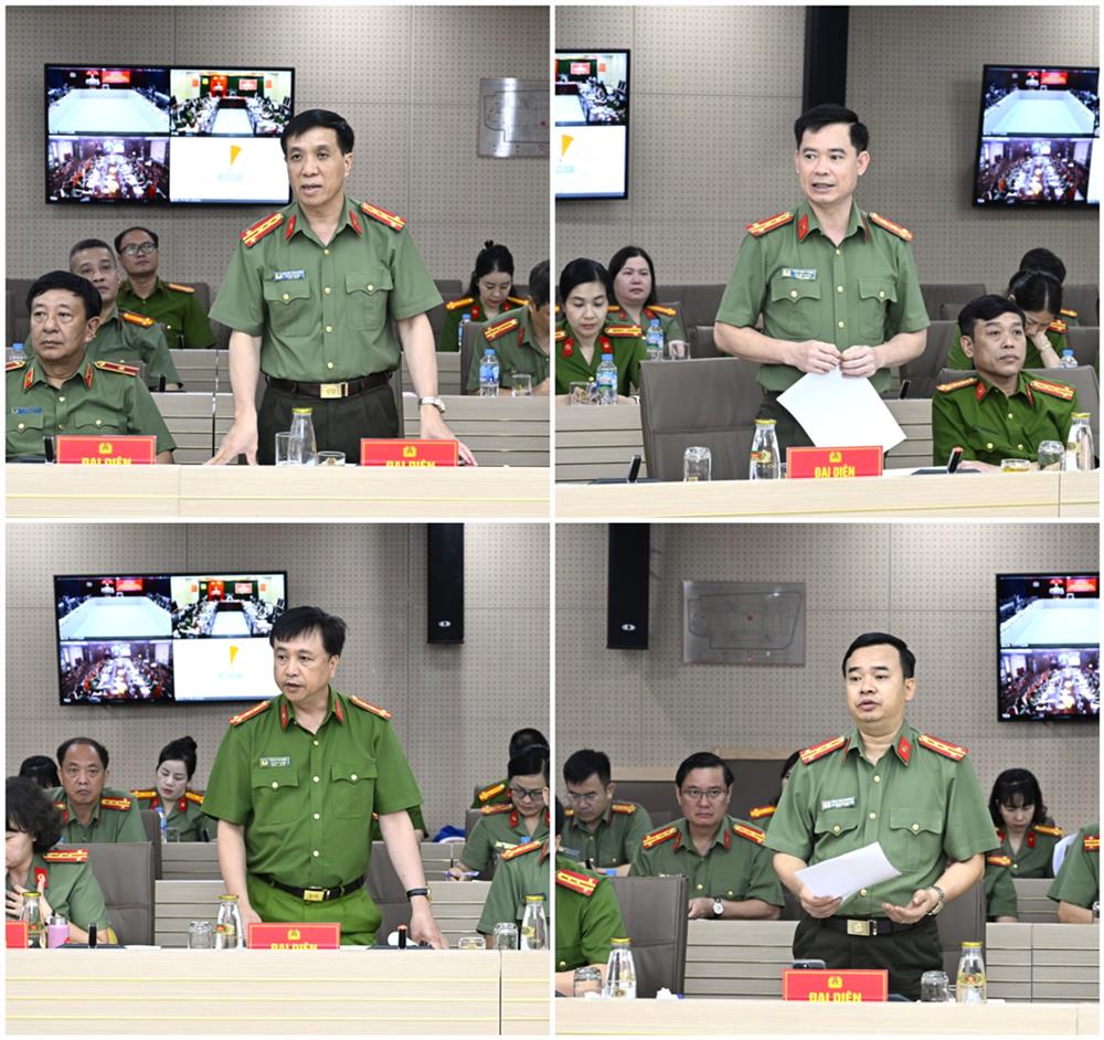 Các đại biểu tham luận tại Hội nghị.