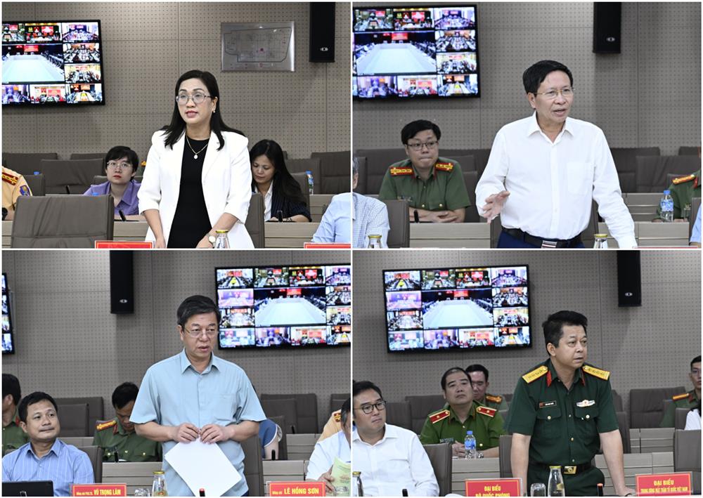 Các đại biểu tham luận tại Hội nghị.