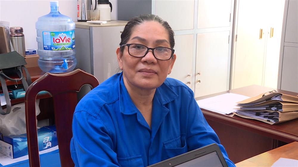 Đối tượng La Thanh Thúy tại Cơ quan Công an.