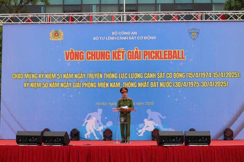 Thiếu tướng Nguyễn Ngọc Thanh phát biểu tại buổi Lễ.