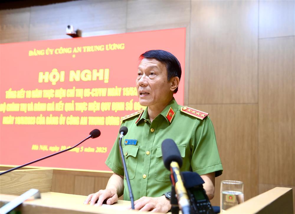 Bộ trưởng Lương Tam Quang phát biểu tại Hội nghị.