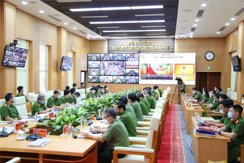 Toàn cảnh Hội nghị trực tuyến.