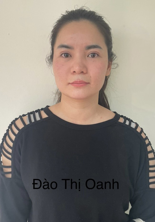 Đối tượng Đào Thị Oanh.