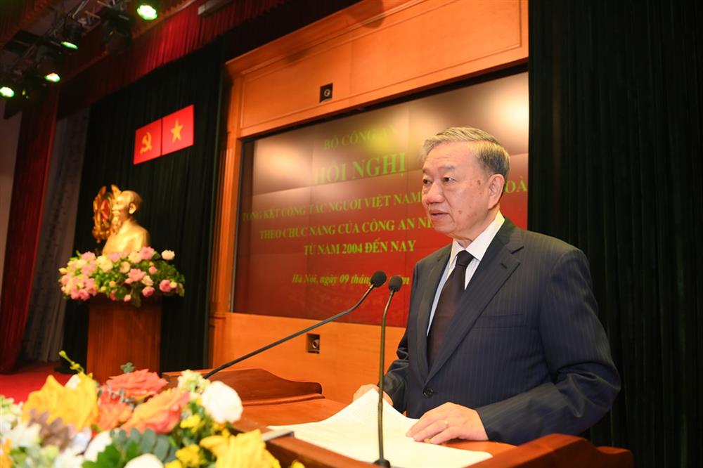 Bộ trưởng Tô Lâm phát biểu khai mạc Hội nghị.