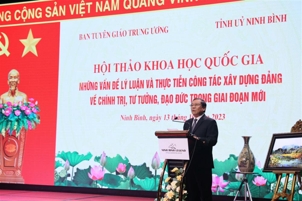 Những vấn đề lý luận và thực tiễn công tác xây dựng Đảng về chính trị, tư tưởng, đạo đức trong giai đoạn mới