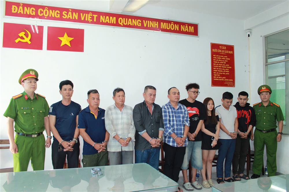 9 đối tượng tại cơ quan Công an.
