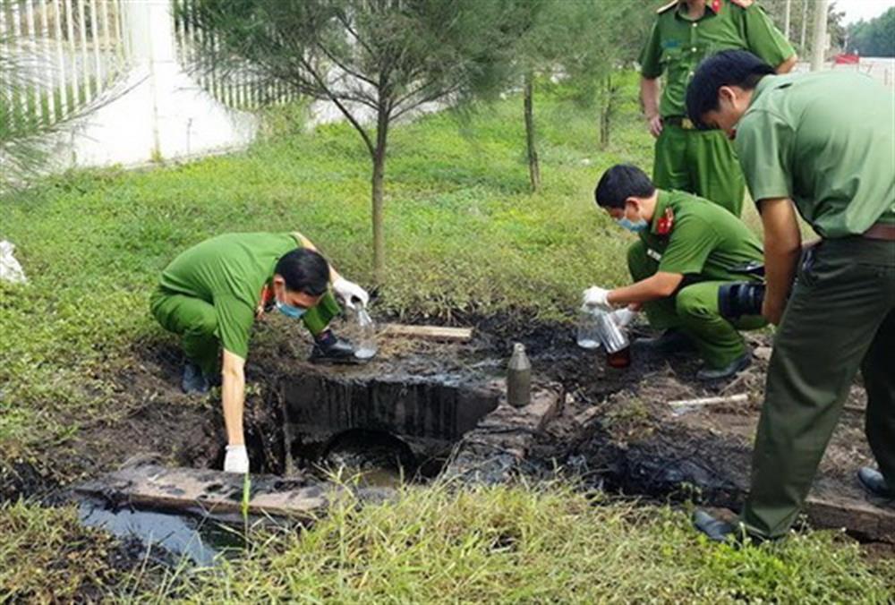 Hoạt động kiểm định môi trường về nước thải của lực lượng CAND.