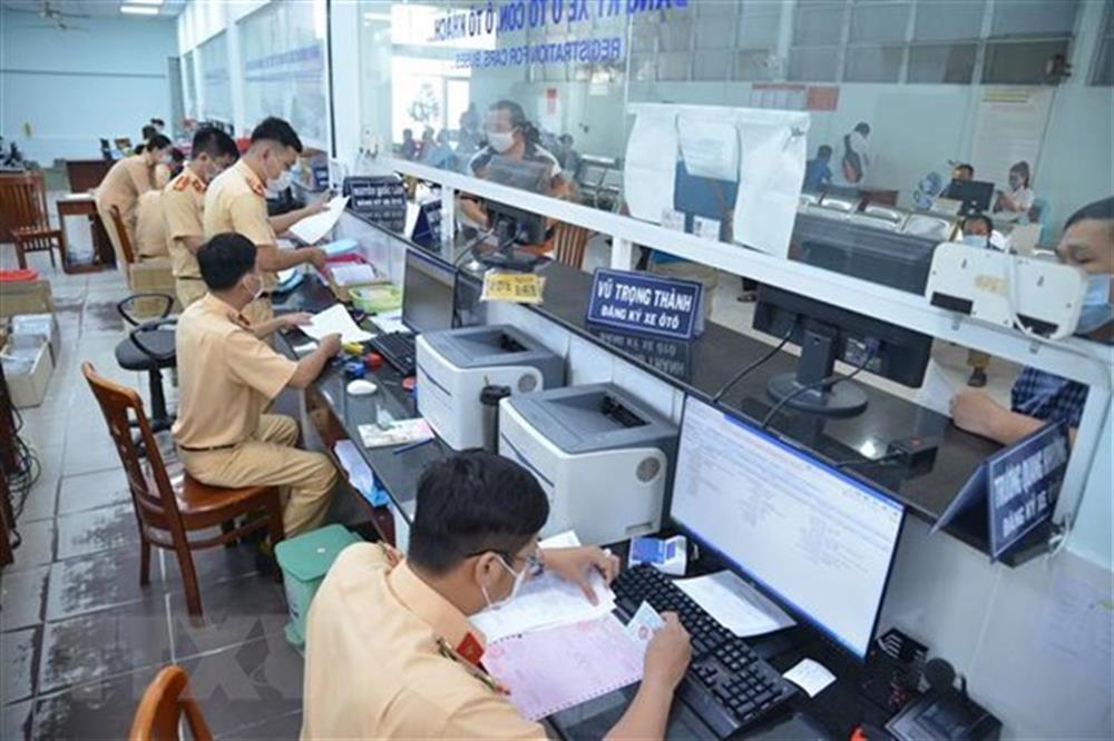 Ngành Công an chuyển đổi số cơ bản đến các lĩnh vực đảm bảo trật tự, an toàn giao thông như đăng ký xe.