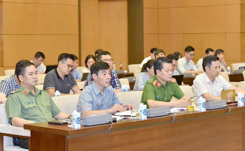 Các đại biểu dự phiên họp.