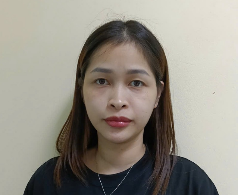 Đối tượng Nguyễn Thị Thanh Tâm tại Cơ quan Công an.jpg