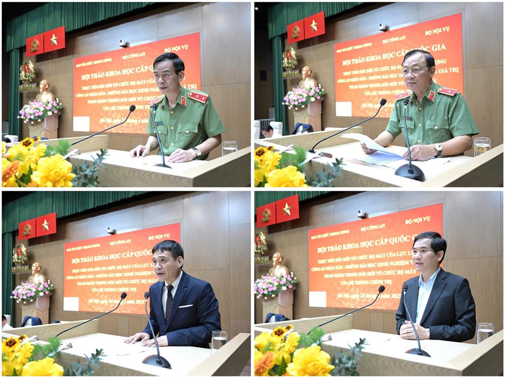 Các đại biểu phát biểu tham luận tại Hội thảo.