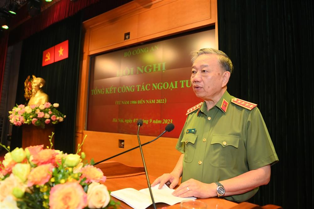 Bộ trưởng Tô Lâm phát biểu chỉ đạo tại Hội nghị.