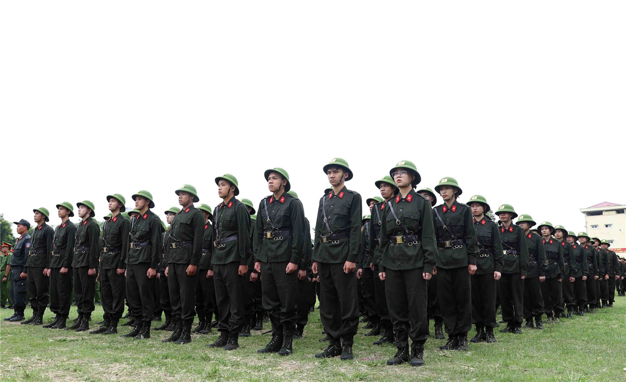 Các học viên tham gia khóa huấn luyện.