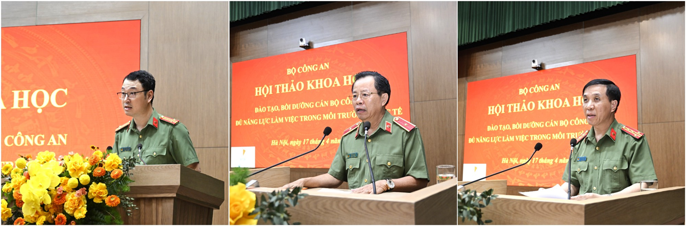 Các đại biểu tham luận tại Hội thảo.