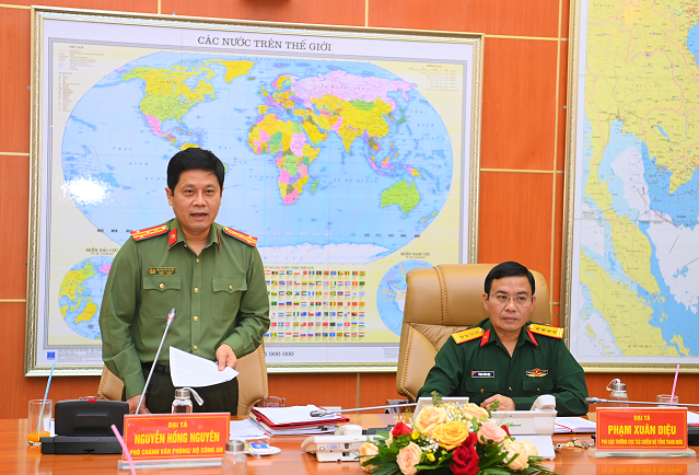 Lãnh đạo Cơ quan Thường trực hai Bộ phát biểu chỉ đạo tại Hội nghị giao ban.