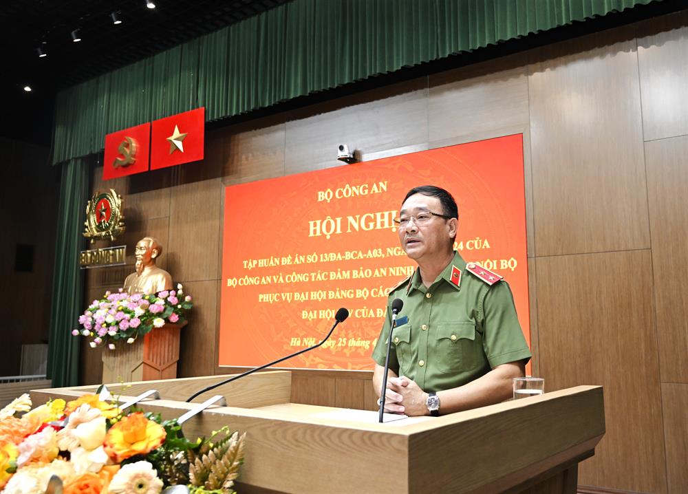 Thứ trưởng Phạm Thế Tùng phát biểu tại Hội nghị.