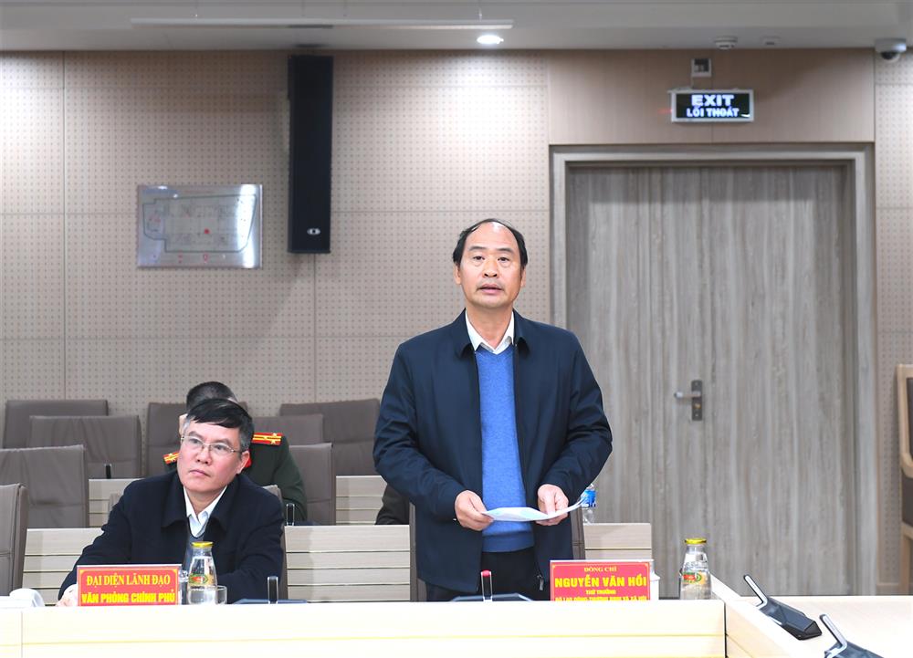 Thứ trưởng Nguyễn Văn Hồi phát biểu tại Hội nghị.