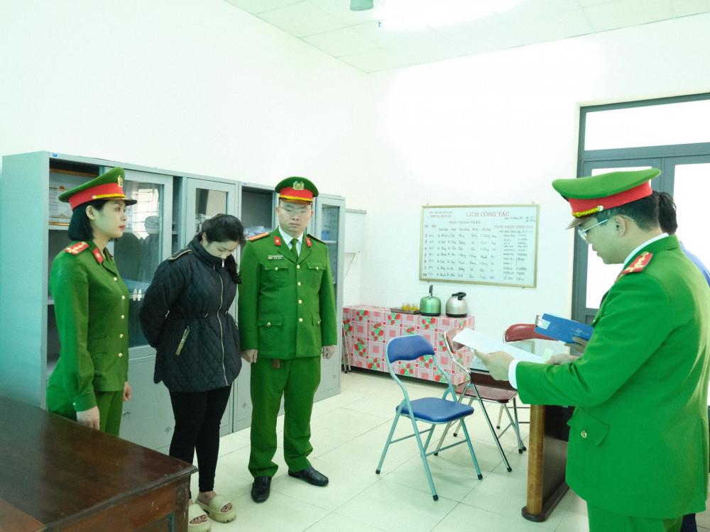 Đối tượng Lê Thị Diệu Trinh.