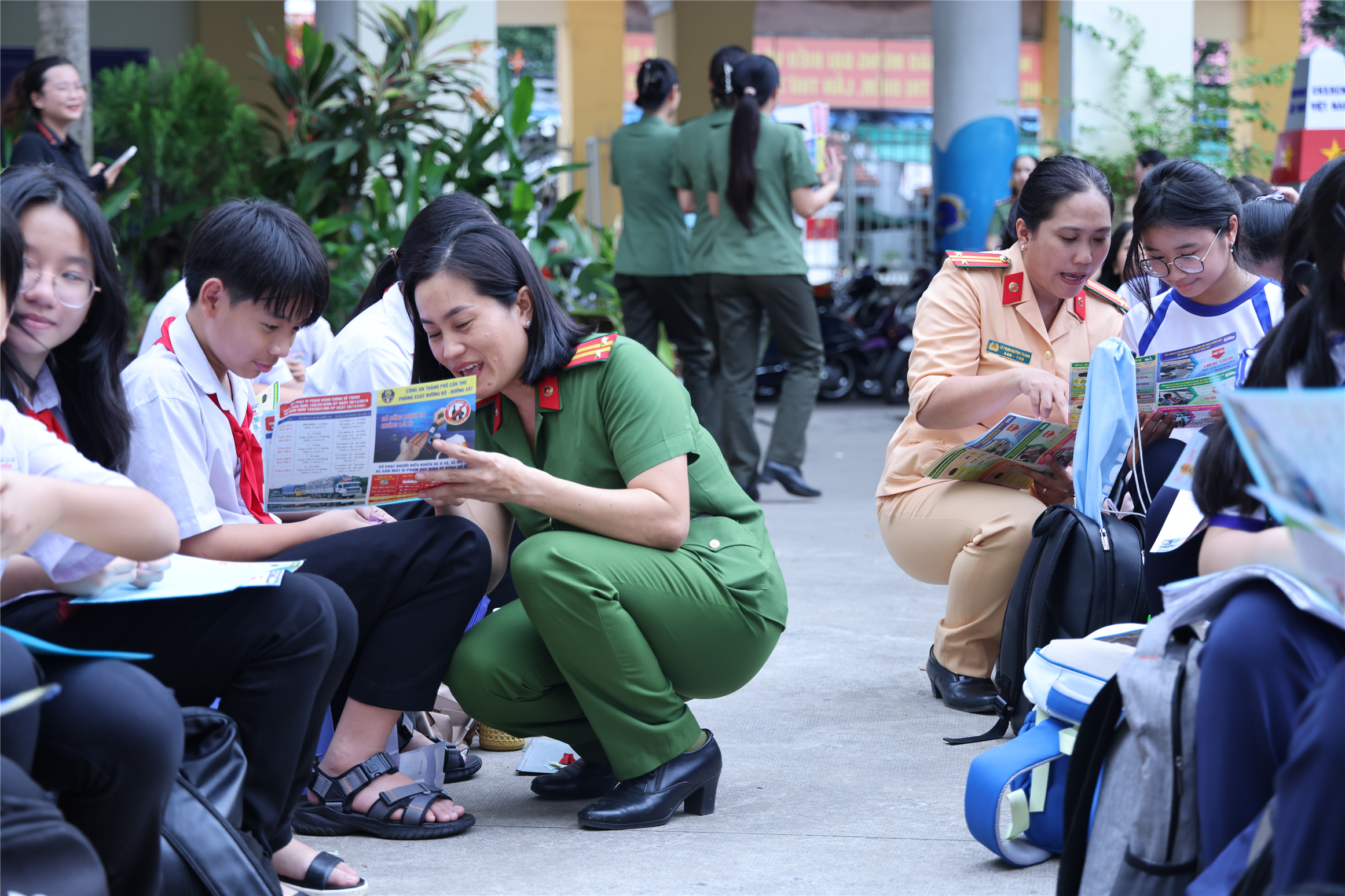 Công tác tuyên truyền pháp luật đối với học sinh, sinh viên được Công an thành phố Cần Thơ quan tâm, thực hiện xuyên suốt.