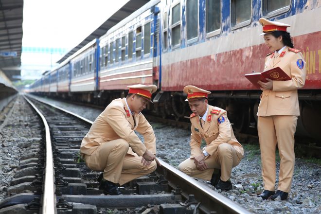 Lực lượng Cảnh sát giao thông đường sắt.