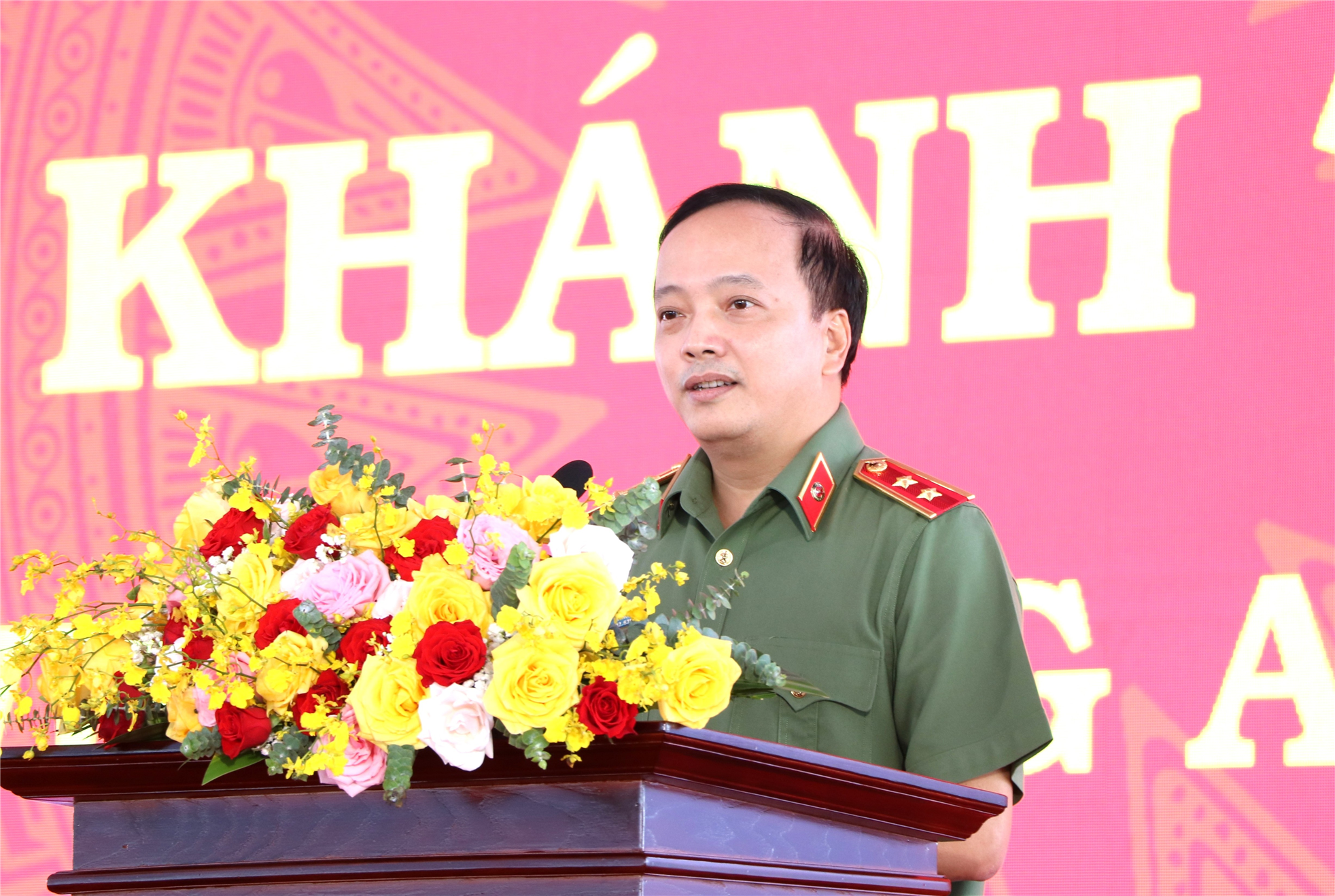 Thứ trưởng Đặng Hồng Đức phát biểu tại buổi Lễ.