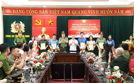 Nam Định: Trao giải Cuộc thi viết tìm hiểu 80 năm Ngày truyền thống lực lượng CAND