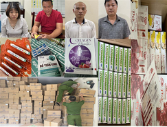 Triệt phá đường dây, bắt giữ các đối tượng, thu hơn 4.000 thùng thực phẩm chức năng giả