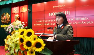 Tập huấn chuyên sâu kỹ năng phổ biến, giáo dục pháp luật trong Công an nhân dân
