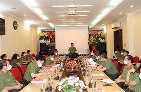 Thứ trưởng Nguyễn Văn Sơn thăm, làm việc tại Bệnh viện 30-4 Bộ Công an