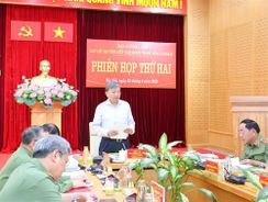 Ban Chỉ đạo Tổng kết 10 năm thực hiện Nghị quyết Trung ương 8 Khóa XI của Bộ Công an họp phiên thứ hai