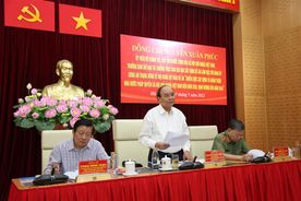 Chủ tịch nước Nguyễn Xuân Phúc làm việc với Đảng ủy Công an Trung ương về Đề án “Chiến lược xây dựng và hoàn thiện Nhà nước pháp quyền xã hội chủ nghĩa Việt Nam đến năm 2030, định hướng đến năm 2045”