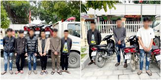 Phạt tiền hơn 49 triệu đồng đối với nhóm thanh thiếu niên điều khiển xe mô tô đánh võng trên đường bộ