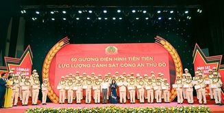 Công an thành phố Hà Nội tổ chức Lễ Kỷ niệm 60 năm Ngày truyền thống lực lượng Cảnh sát nhân dân