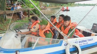 Tập huấn công tác phòng chống thiên tai, tìm kiếm cứu nạn cho Công an các tỉnh miền Trung, Tây Nguyên