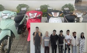 Thanh Hóa: Bắt giữ 7 đối tượng liên tiếp gây ra 4 vụ trộm cắp tài sản