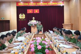 Tập trung thúc đẩy tiến độ giải ngân vốn đầu tư phát triển của toàn ngành Công an