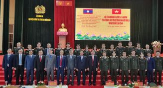 Phó Thủ tướng Chính phủ, Bộ trưởng Bộ Công an Lào thăm và làm việc tại Học viện Chính trị Công an nhân dân