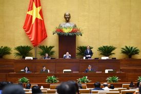 Quốc hội thảo luận về dự thảo Nghị quyết Thí điểm cấp quyền lựa chọn sử dụng biển số ô tô thông qua đấu giá
