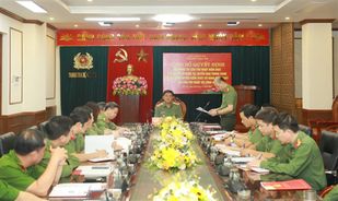Công bố Quyết định xác minh tài sản, thu nhập của người có chức vụ, quyền hạn trong Công an nhân dân năm 2022