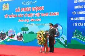 Phát động “Tết trồng cây năm 2023 của Bộ Công an – Vì một Việt Nam xanh”