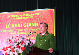 Tạo điều kiện tốt nhất trong huấn luyện chiến sỹ nghĩa vụ tham gia Công an nhân dân