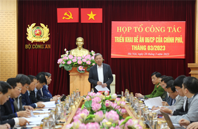 Họp Tổ công tác triển khai Đề án 06 tháng 3/2023
