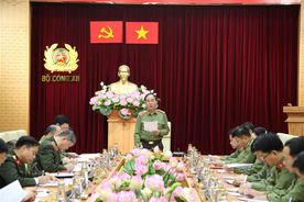 Hội nghị giao ban các cơ quan tham mưu, giúp việc Đảng uỷ Công an Trung ương
