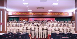 Tập huấn cho cán bộ, chiến sỹ Cảnh sát giao thông hỗ trợ Trung tâm đăng kiểm các địa phương