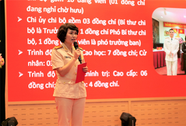 Ấn tượng Hội thi Bí thư chi bộ giỏi trong Đảng bộ Cục Công tác đảng và công tác chính trị