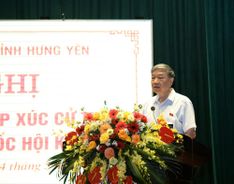 Đại tướng Tô Lâm tiếp xúc cử tri tại thị xã Mỹ Hào, tỉnh Hưng Yên